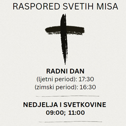 Raspored Sv. misa