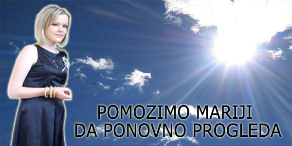 Pomozimo našoj sugrađanki Mariji Livajušić da ponovno progleda! 